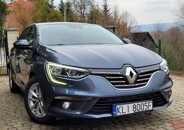 Renault Megane cena 53600 przebieg: 84000, rok produkcji 2018 z Limanowa małe 277